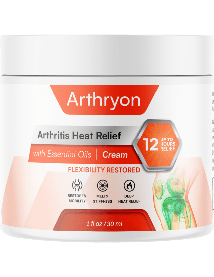 Single jar of Arthryon Heat Relief Cream
